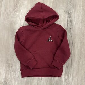 Jordan Kids Hoodie in Maroon